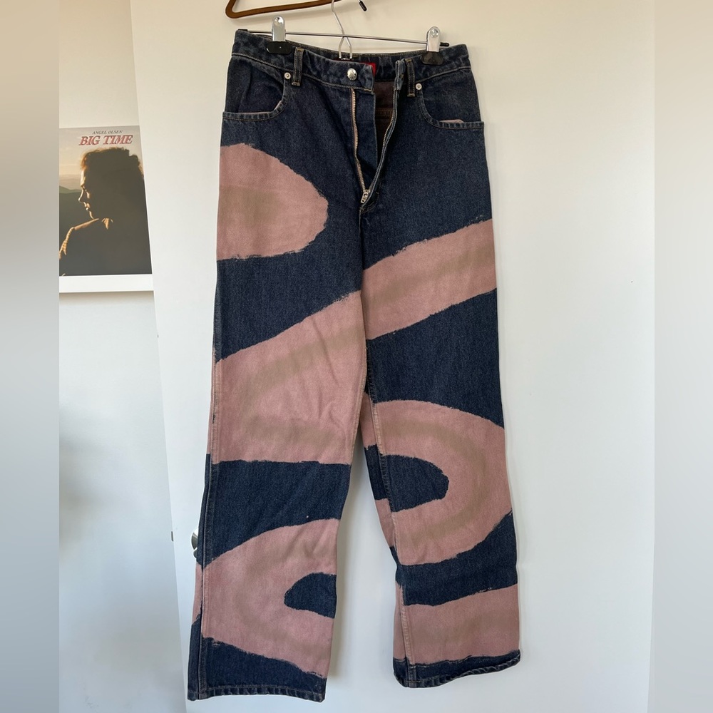 Eckhaus Latta Wide Leg Jeans